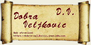 Dobra Veljković vizit kartica